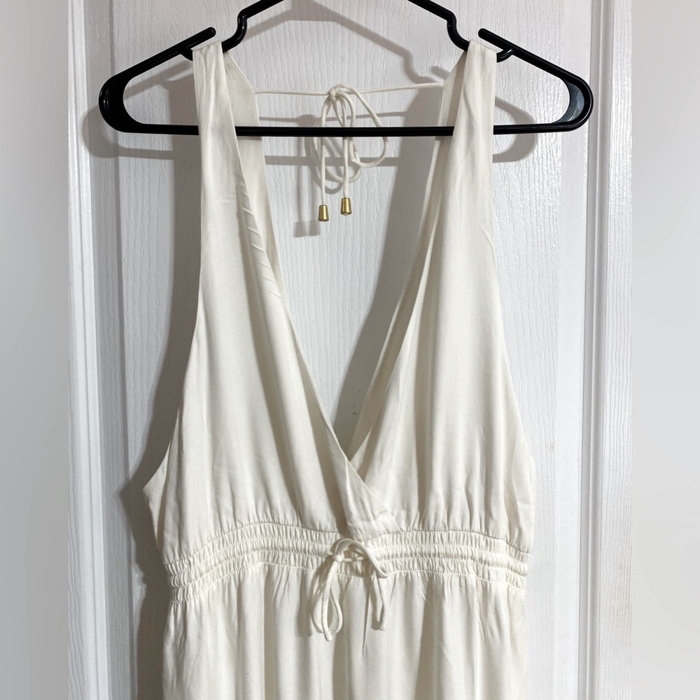 NWT LSPACE Emma Maxi Boho Lightweight Slit Summer Beach Coverup Dress Size Large - Picture 5 of 16